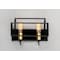 Maxim Lighting Liner 2-Light " Wide Black / Satin Brass Vanity Light 10242BKSBR - alternate 2